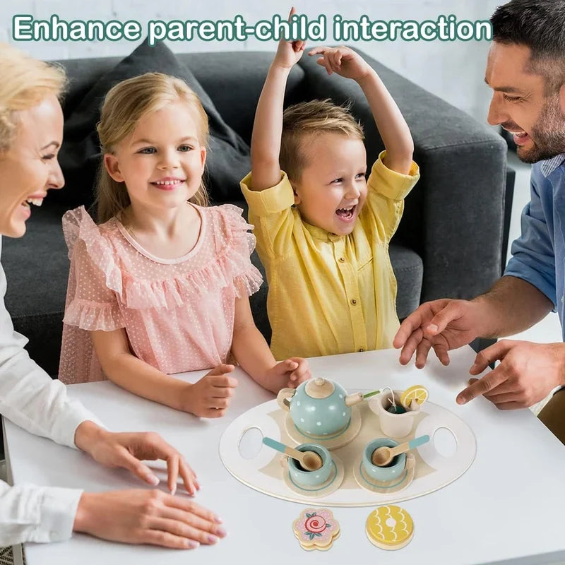 Kids afternoon tea party play set front view